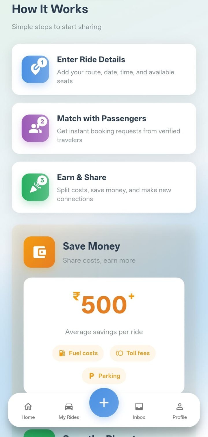 WayloShare How It Works and Save Money screen